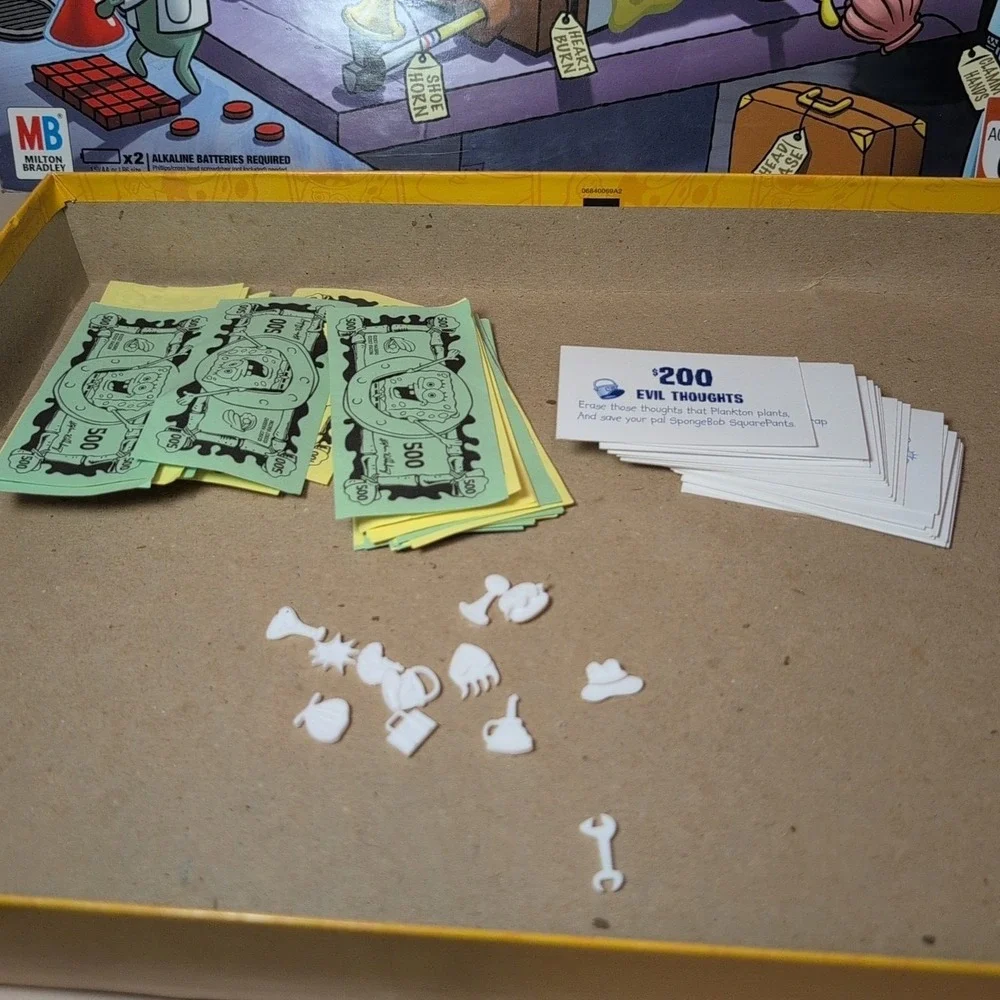 Operation Spongebob‎ Squarepants Skill Game Nickelodeon Hasbro 2007 Family Kids